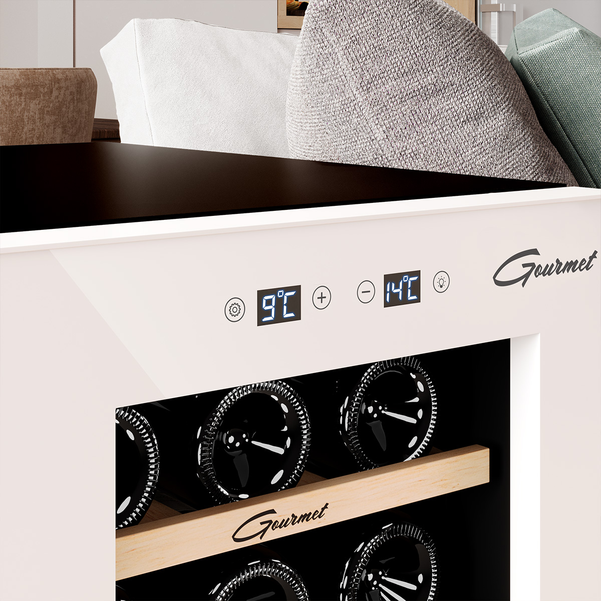 Винный шкаф Libhof Gourmet GMD-15 white Винный шкаф Libhof Gourmet GMD-15 white