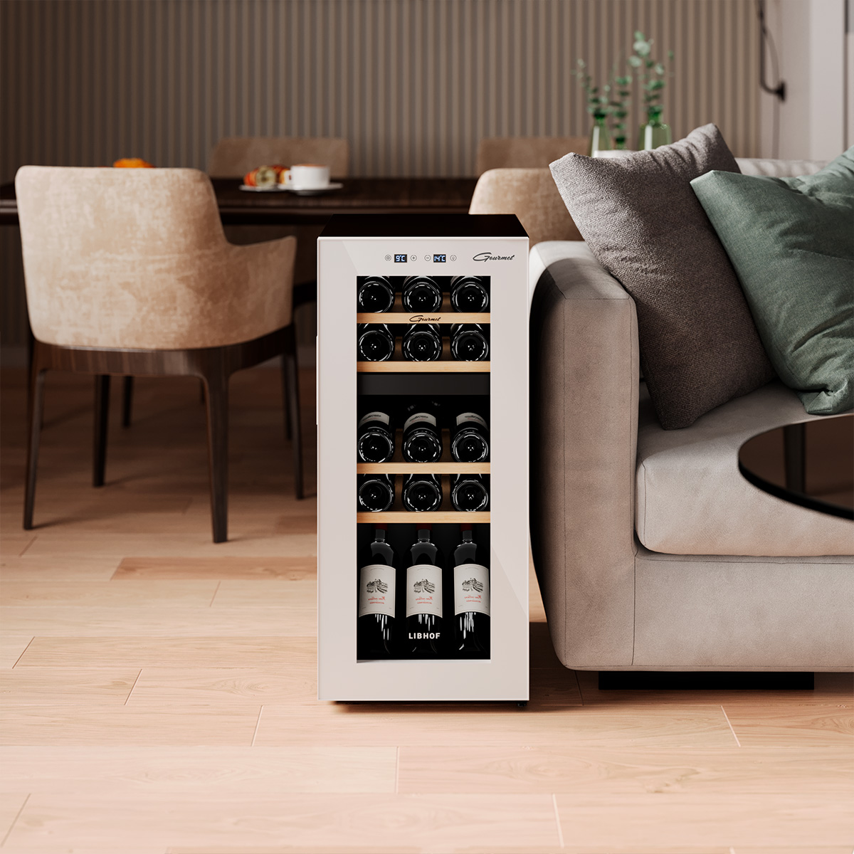 Винный шкаф Libhof Gourmet GMD-15 white Винный шкаф Libhof Gourmet GMD-15 white