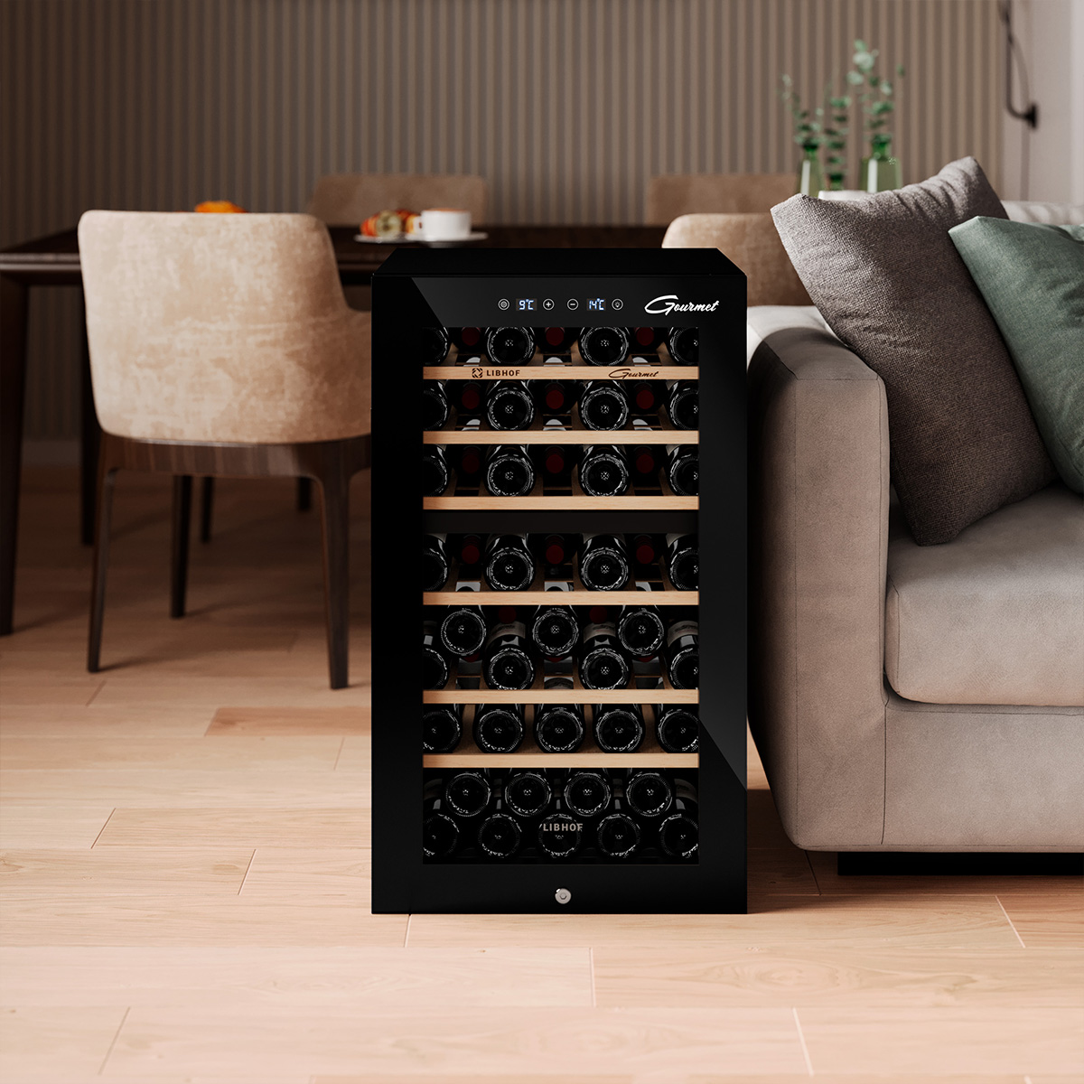 Винный шкаф Libhof Gourmet GMD-54 black Винный шкаф Libhof Gourmet GMD-54 black