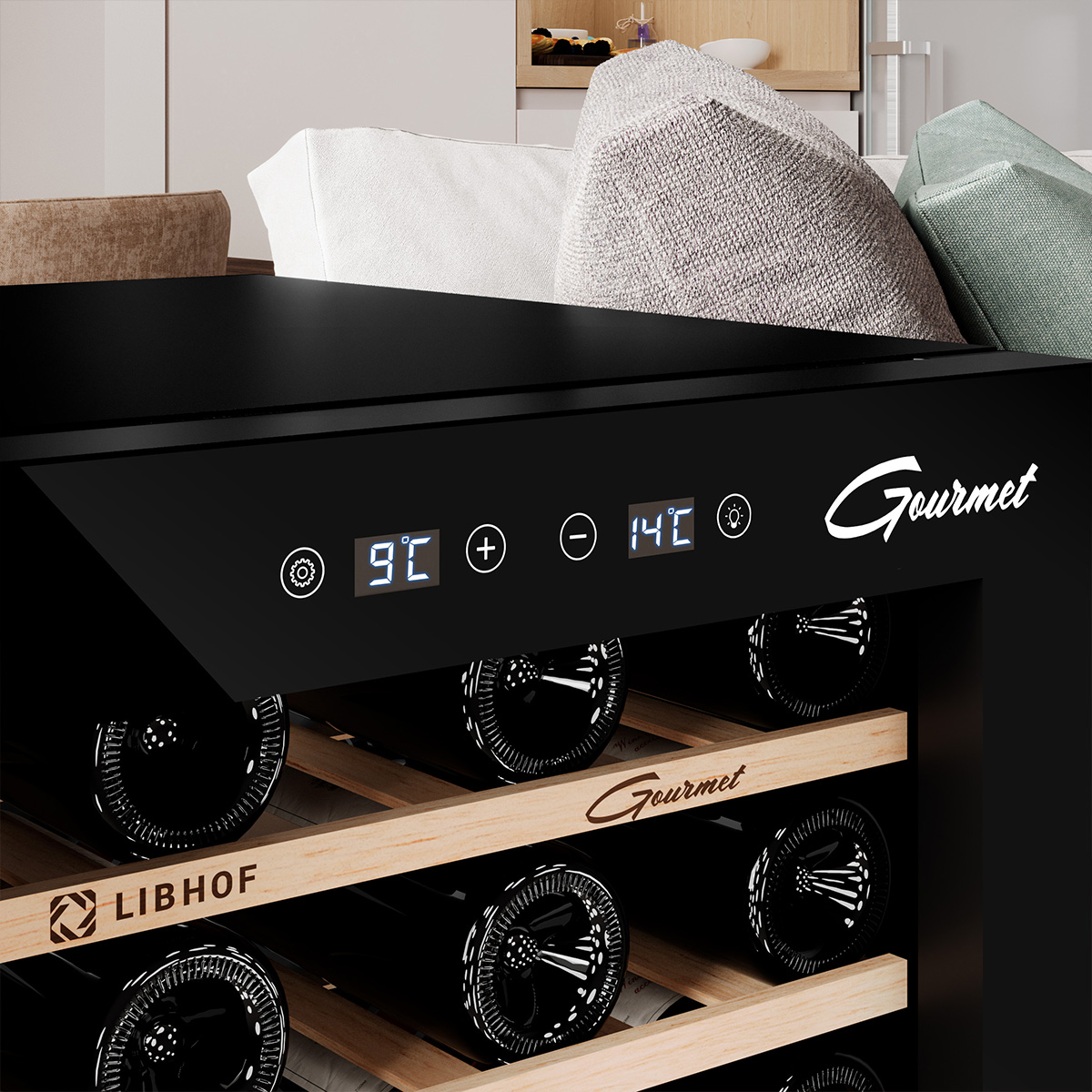 Винный шкаф Libhof Gourmet GMD-54 black Винный шкаф Libhof Gourmet GMD-54 black